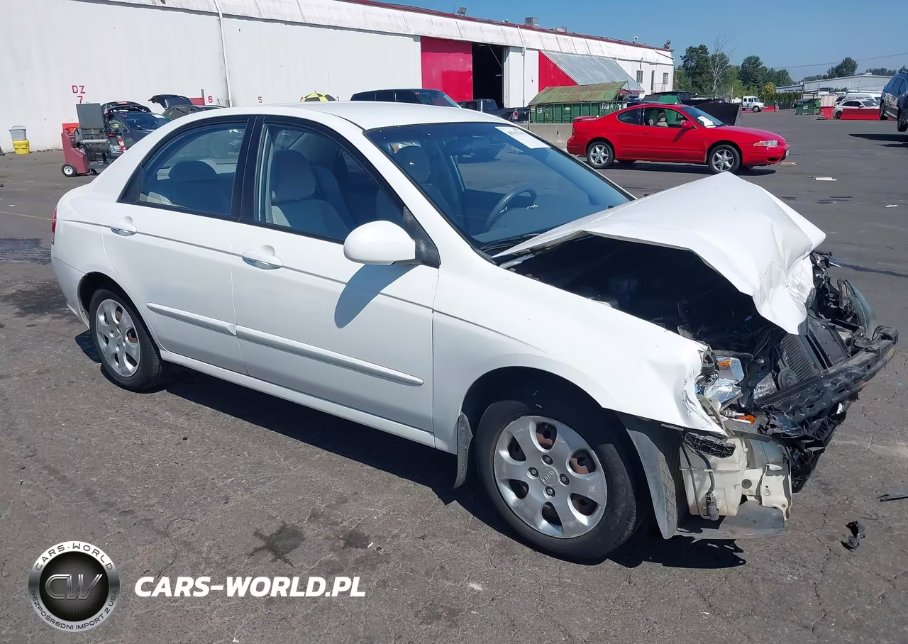 2008 Kia Spectra Ex VIN:KNAFE121785492206 - 1