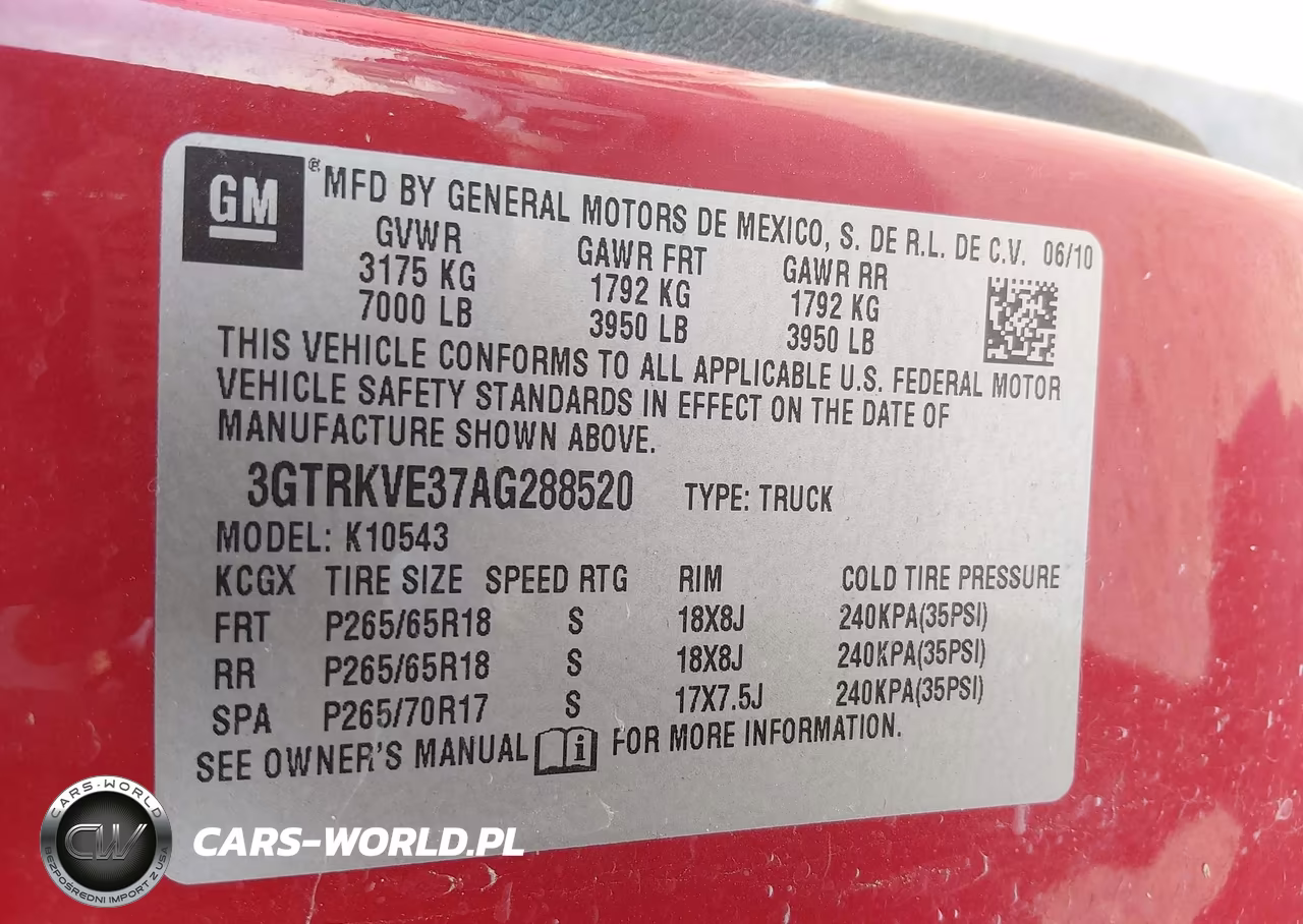 2010 GMC Sierra 1500 Sle VIN:3GTRKVE37AG288520 - 9