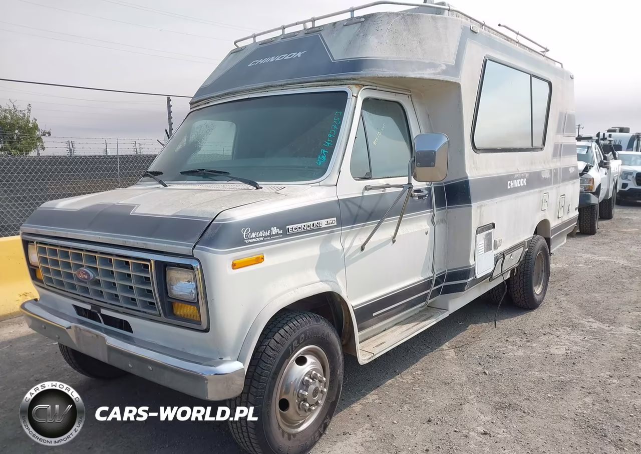 1989 Ford Econoline E350 Cutaway Van VIN:1FDKE30GXKHC34106 - 2