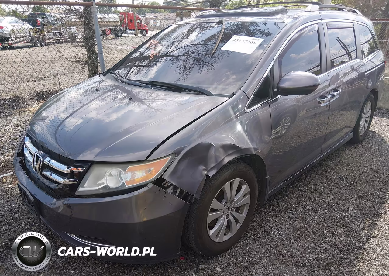 2015 Honda Odyssey Exl VIN:5FNRL5H61FB091844 - 2