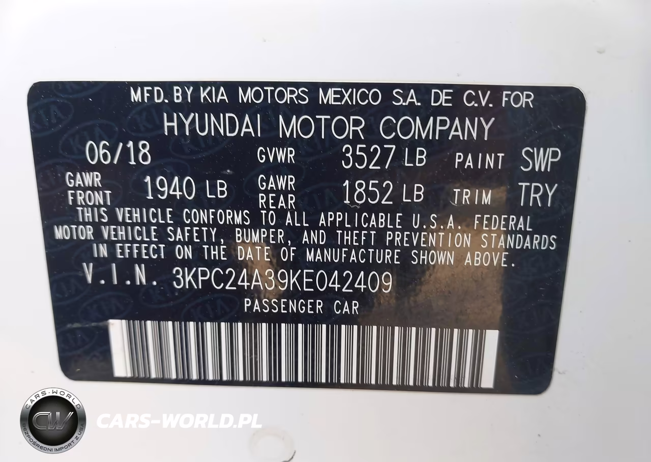 2019 Hyundai Accent Se VIN:3KPC24A39KE042409 - 9
