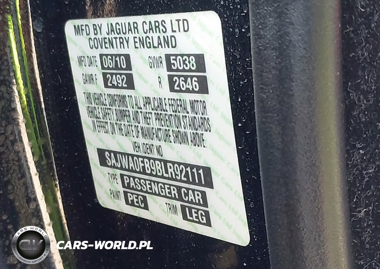 2011 Jaguar Xf VIN:SAJWA0FB9BLR92111 - 9