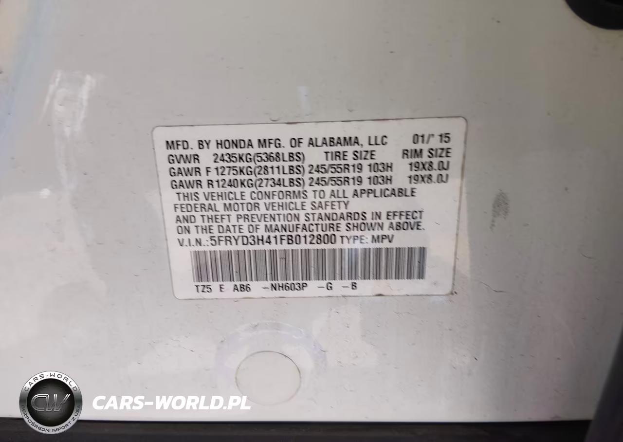 2015 Acura Mdx Technology Package VIN:5FRYD3H41FB012800 - 9