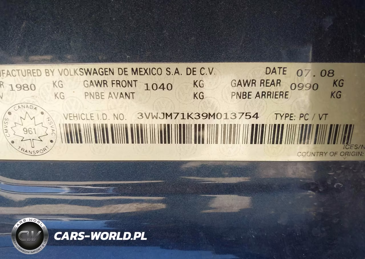 2009 Volkswagen Jetta S VIN:3VWJM71K39M013754 - 9