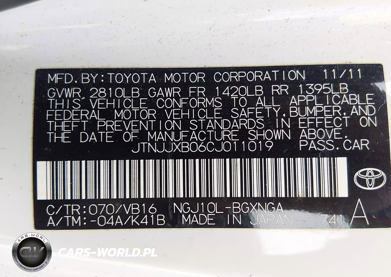 2012 Scion Iq VIN:JTNJJXB06CJ011019 - 9