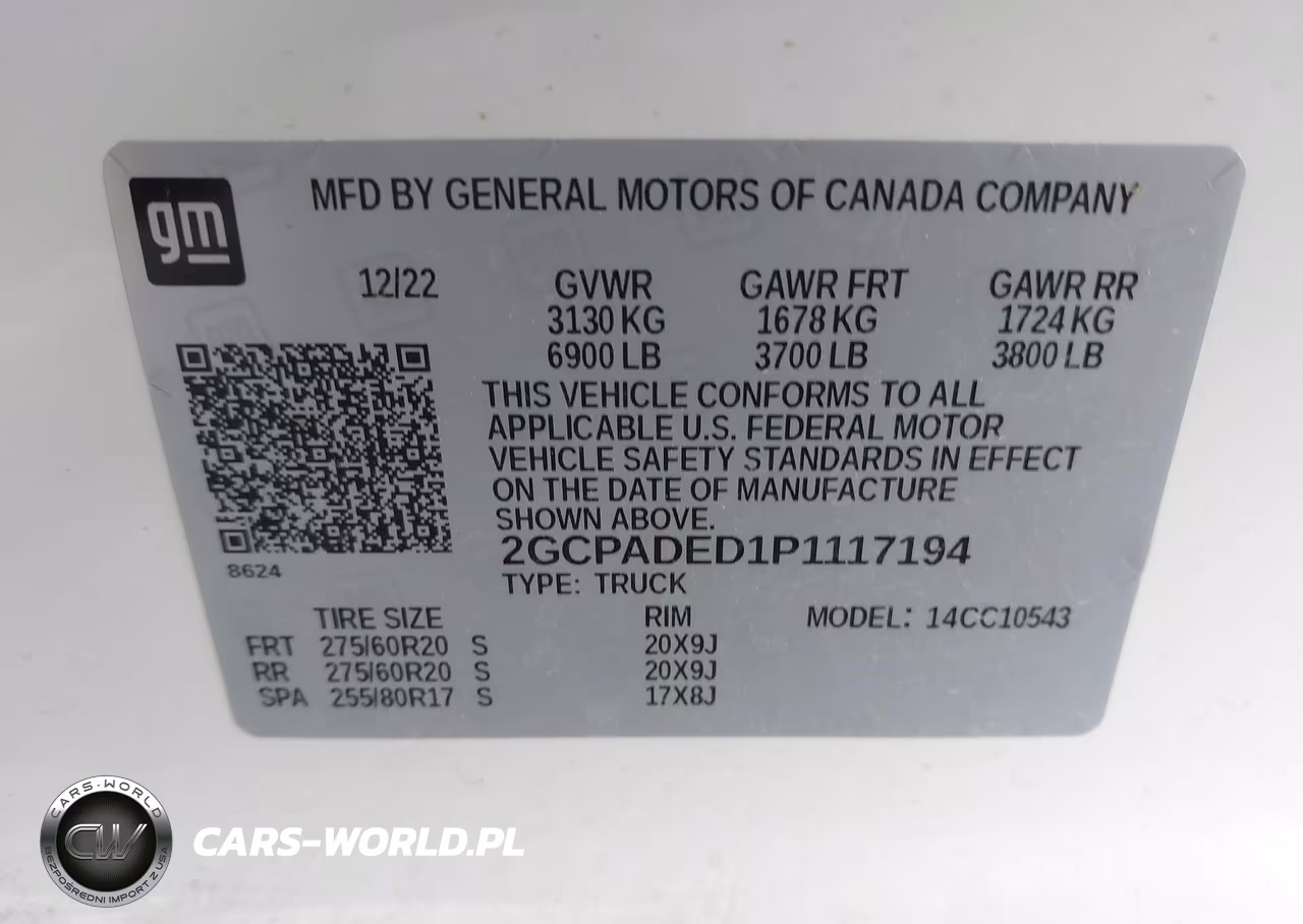2023 Chevrolet Silverado 1500 2Wd Short Bed Rst VIN:2GCPADED1P1117194 - 9