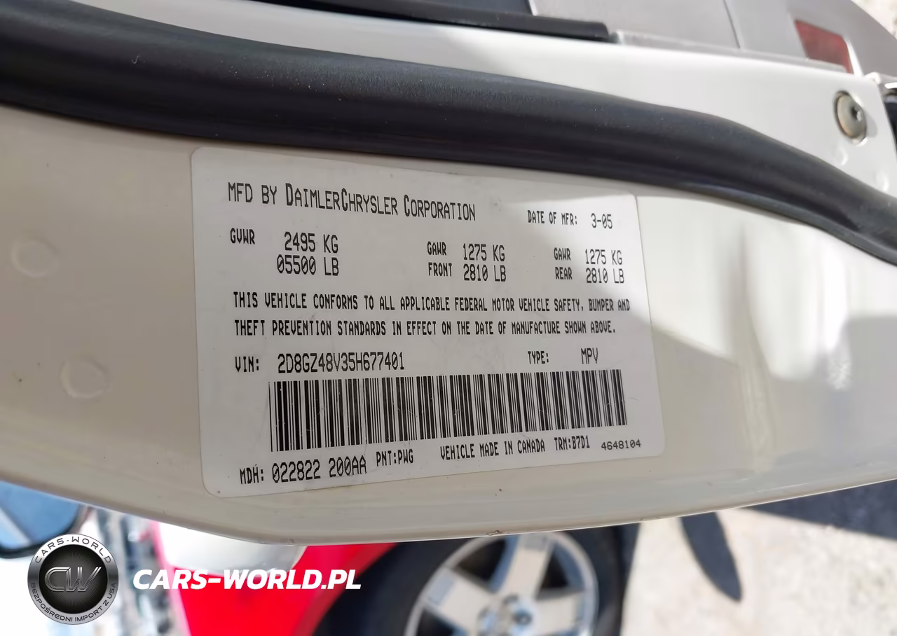 2005 Dodge Magnum Sxt VIN:2D8GZ48V35H677401 - 9