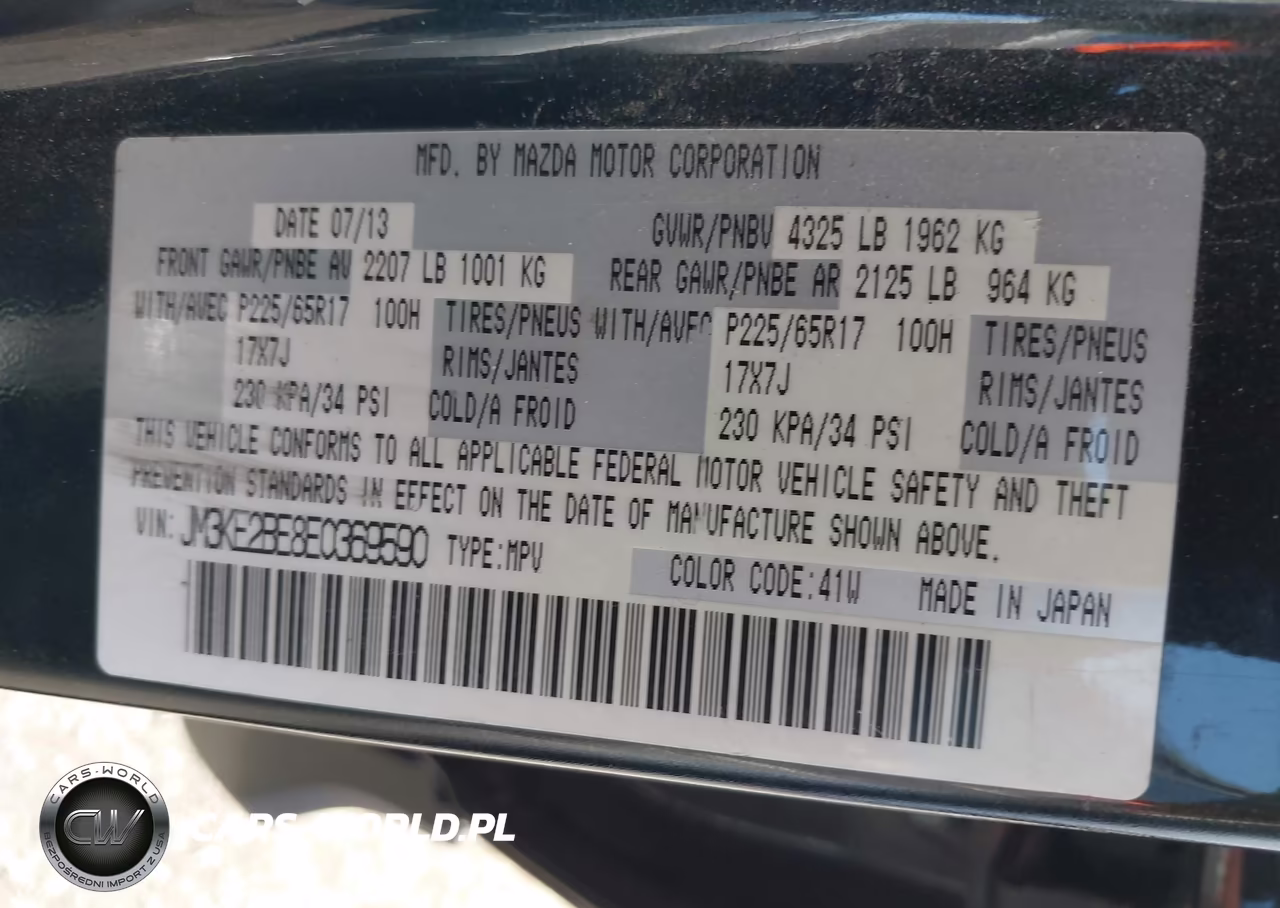 2014 Mazda Cx-5 Sport VIN:JM3KE2BE8E0369590 - 9