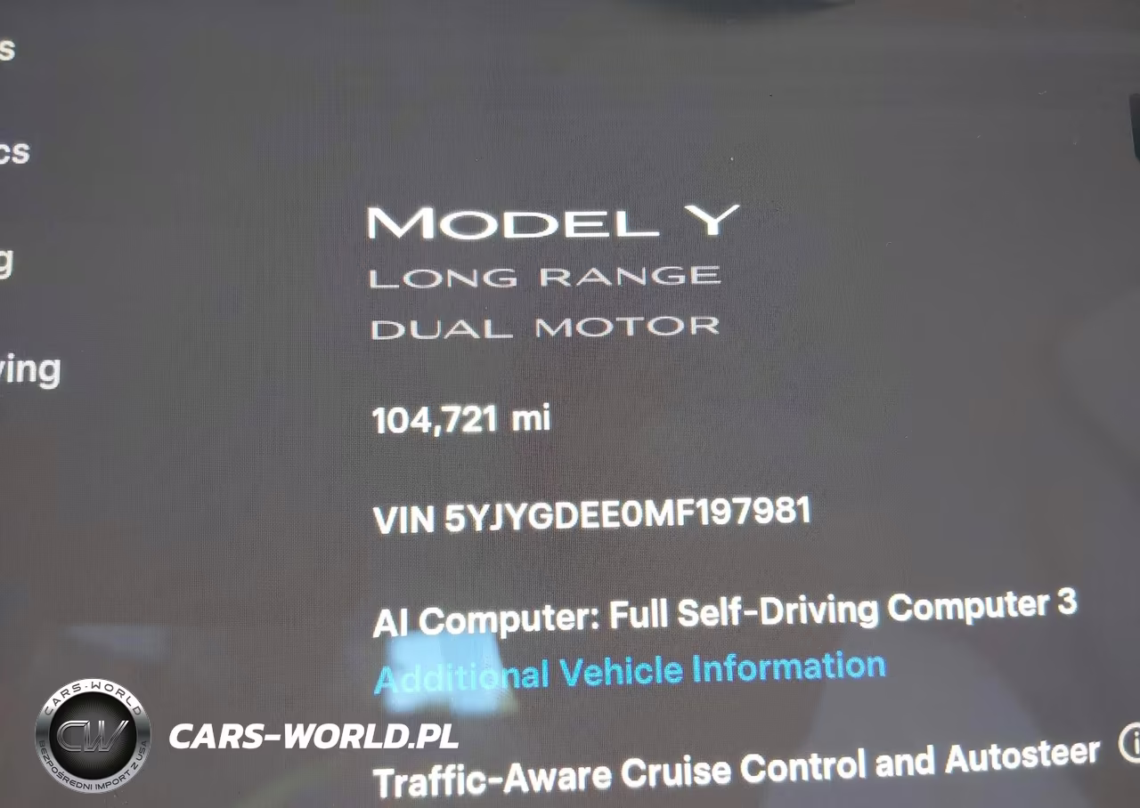 2021 Tesla Model Y Long Range Dual Motor All-Wheel Drive VIN:5YJYGDEE0MF197981 - 15
