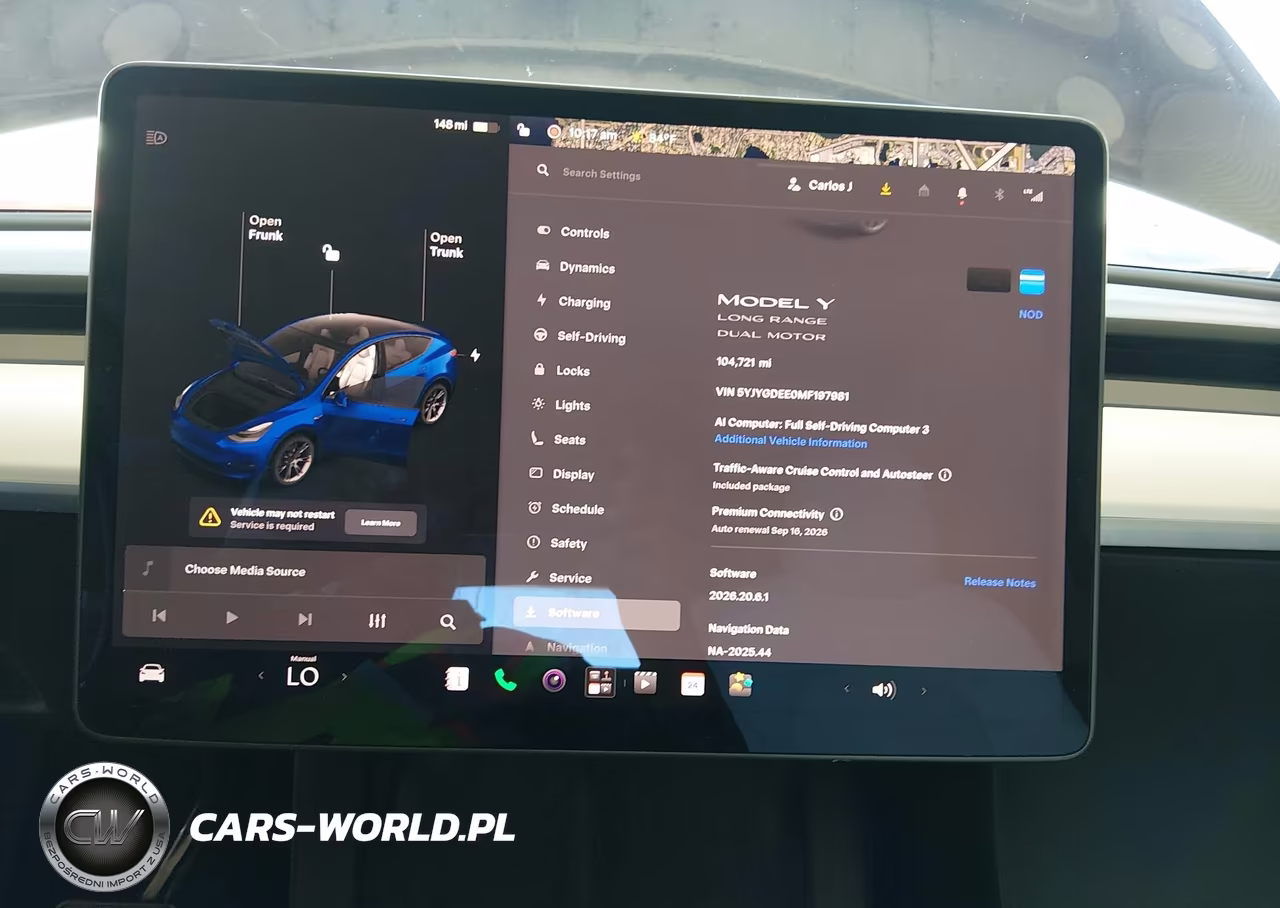 2021 Tesla Model Y Long Range Dual Motor All-Wheel Drive VIN:5YJYGDEE0MF197981 - 7