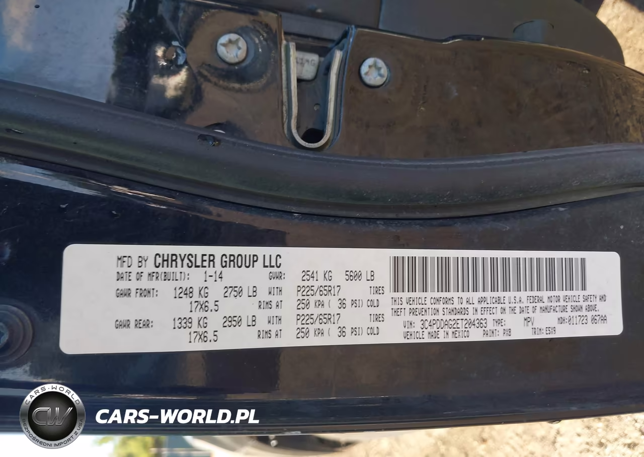 2014 Dodge Journey Se VIN:3C4PDDAG2ET204363 - 9
