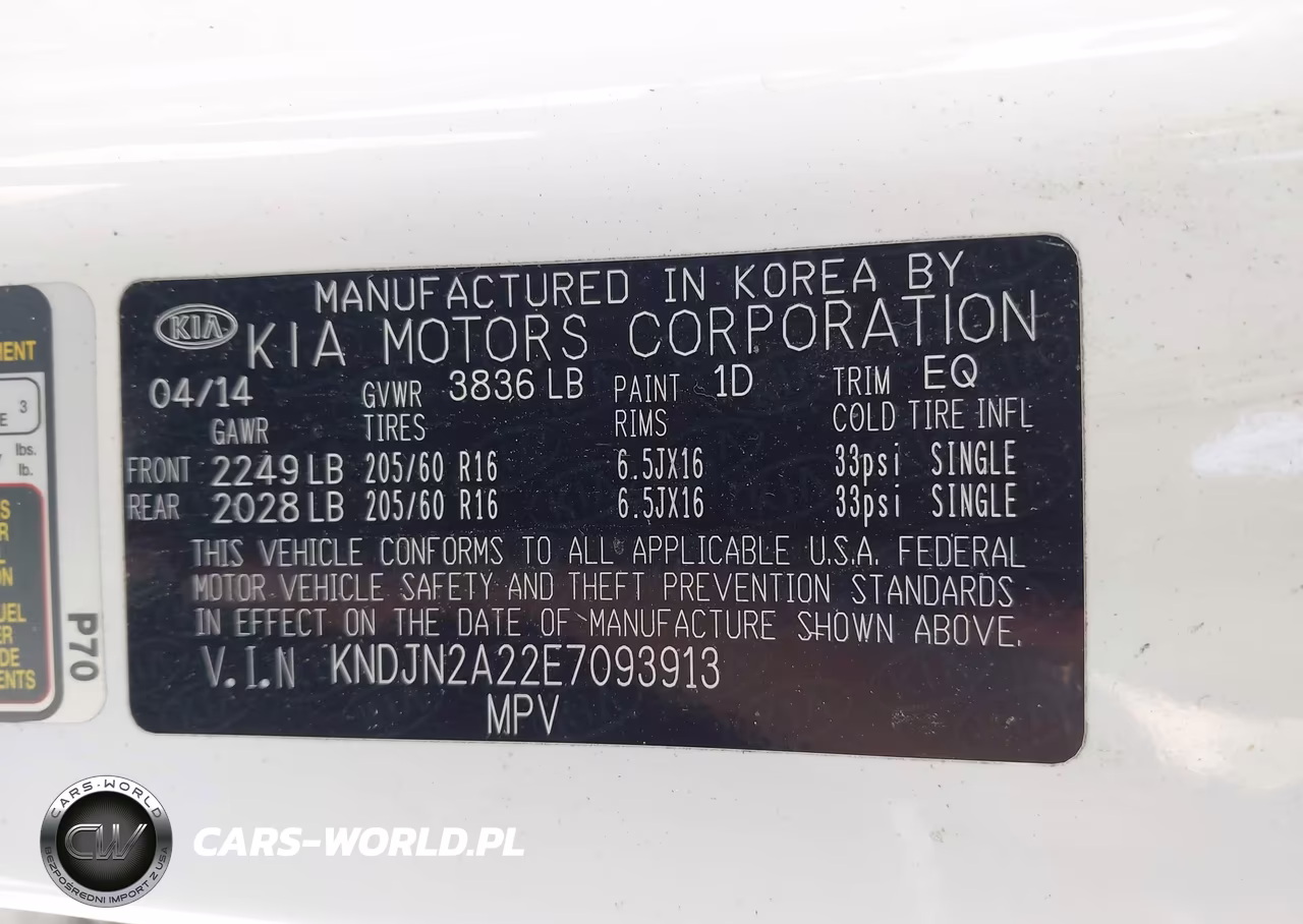 2014 Kia Soul VIN:KNDJN2A22E7093913 - 9