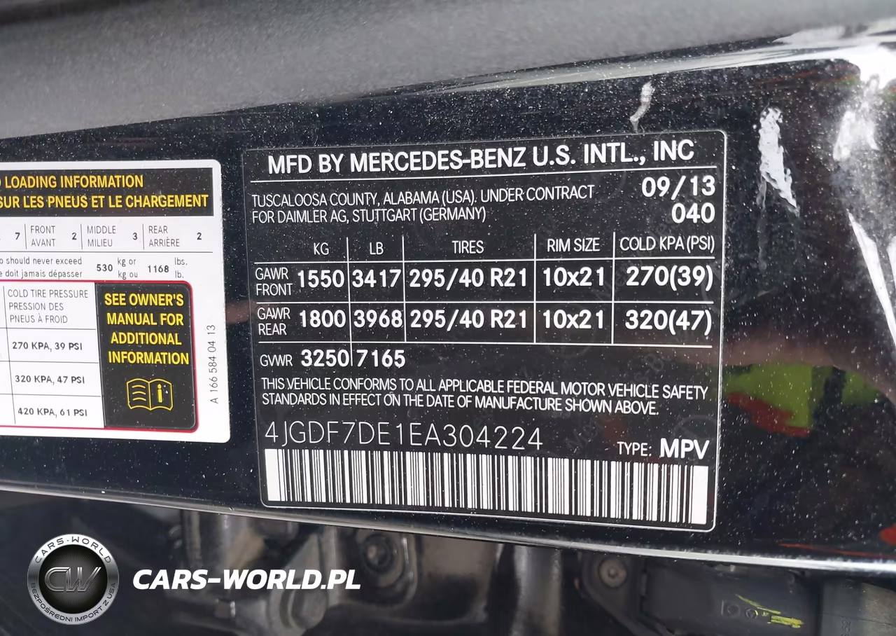 2014 Mercedes-Benz Gl 550 4Matic VIN:4JGDF7DE1EA304224 - 9