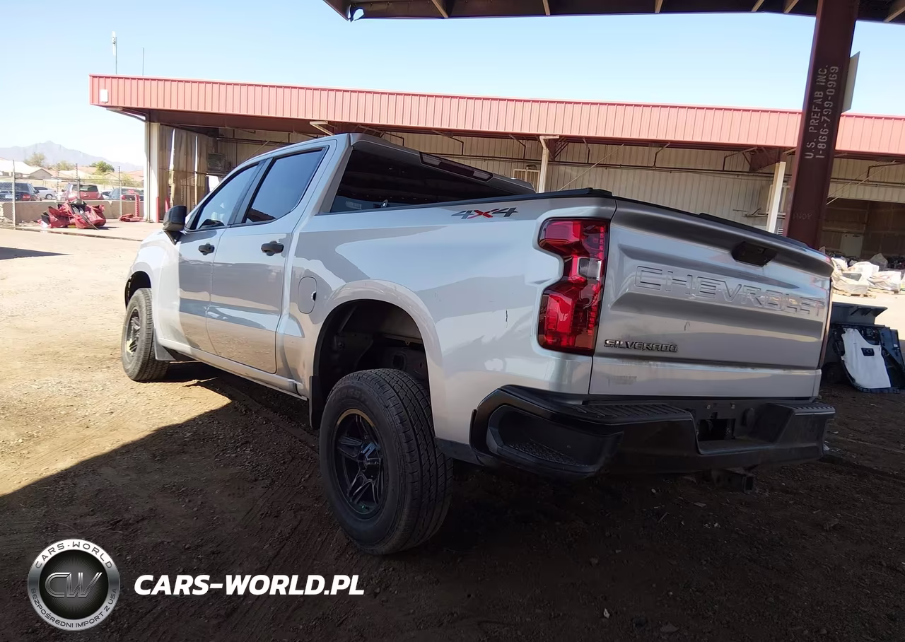 2021 Chevrolet Silverado 1500 4Wd Short Bed Wt VIN:1GCUYAEF6MZ312600 - 3
