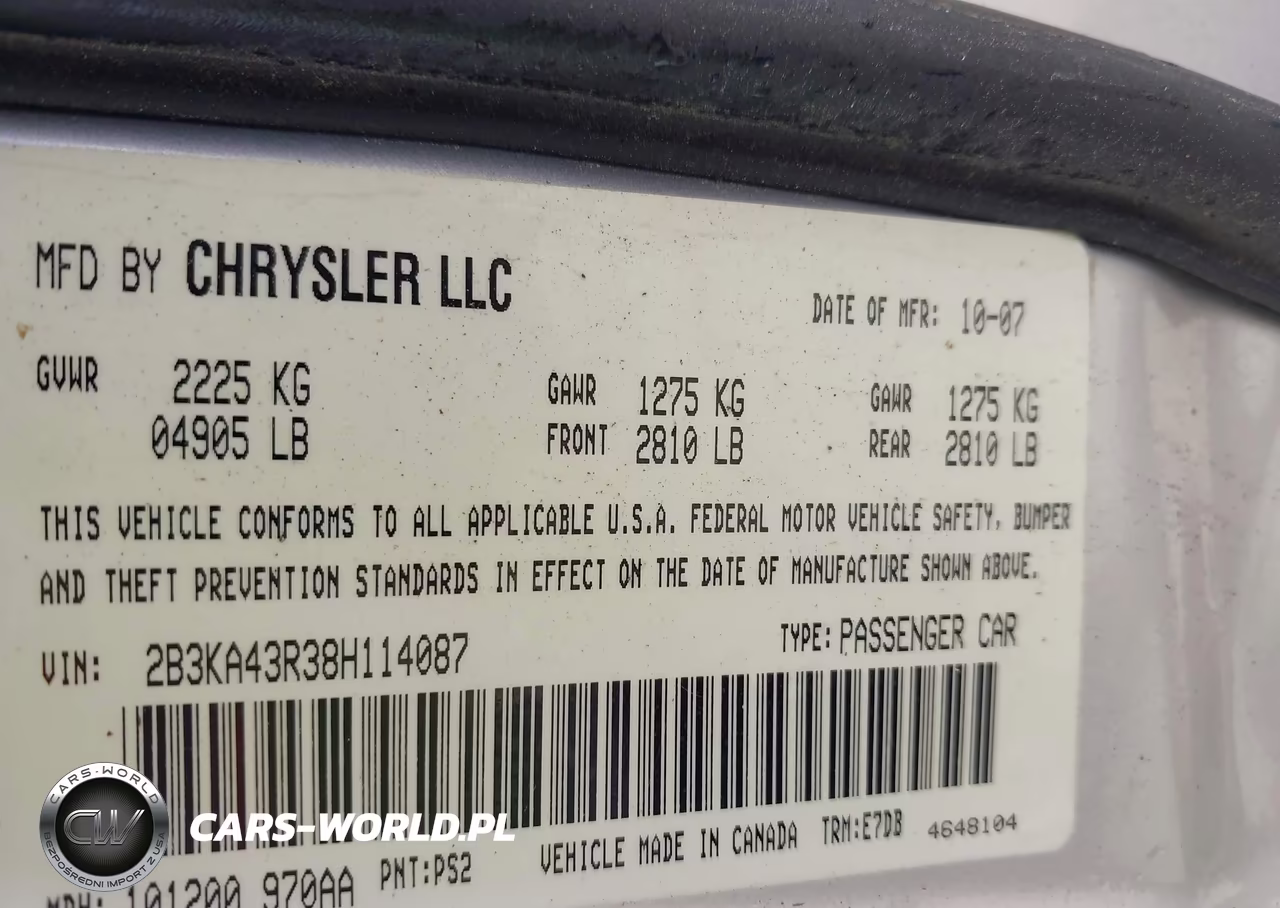 2008 Dodge Charger VIN:2B3KA43R38H114087 - 9