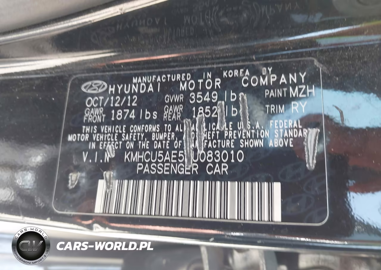 2013 Hyundai Accent Se VIN:KMHCU5AE5DU083010 - 9