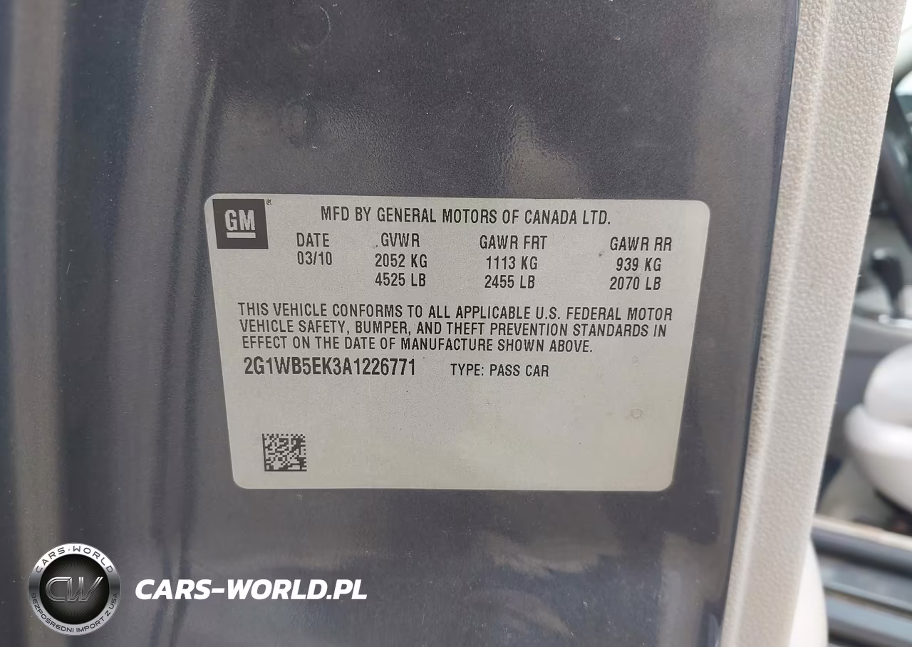 2010 Chevrolet Impala Lt VIN:2G1WB5EK3A1226771 - 9