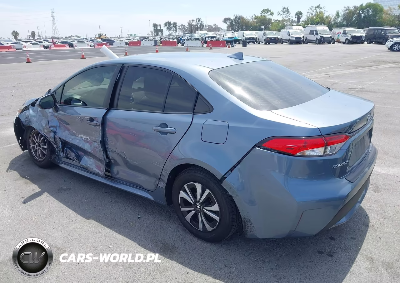 2022 Toyota Corolla Hybrid Le VIN:JTDEAMDE7NJ054493 - 3