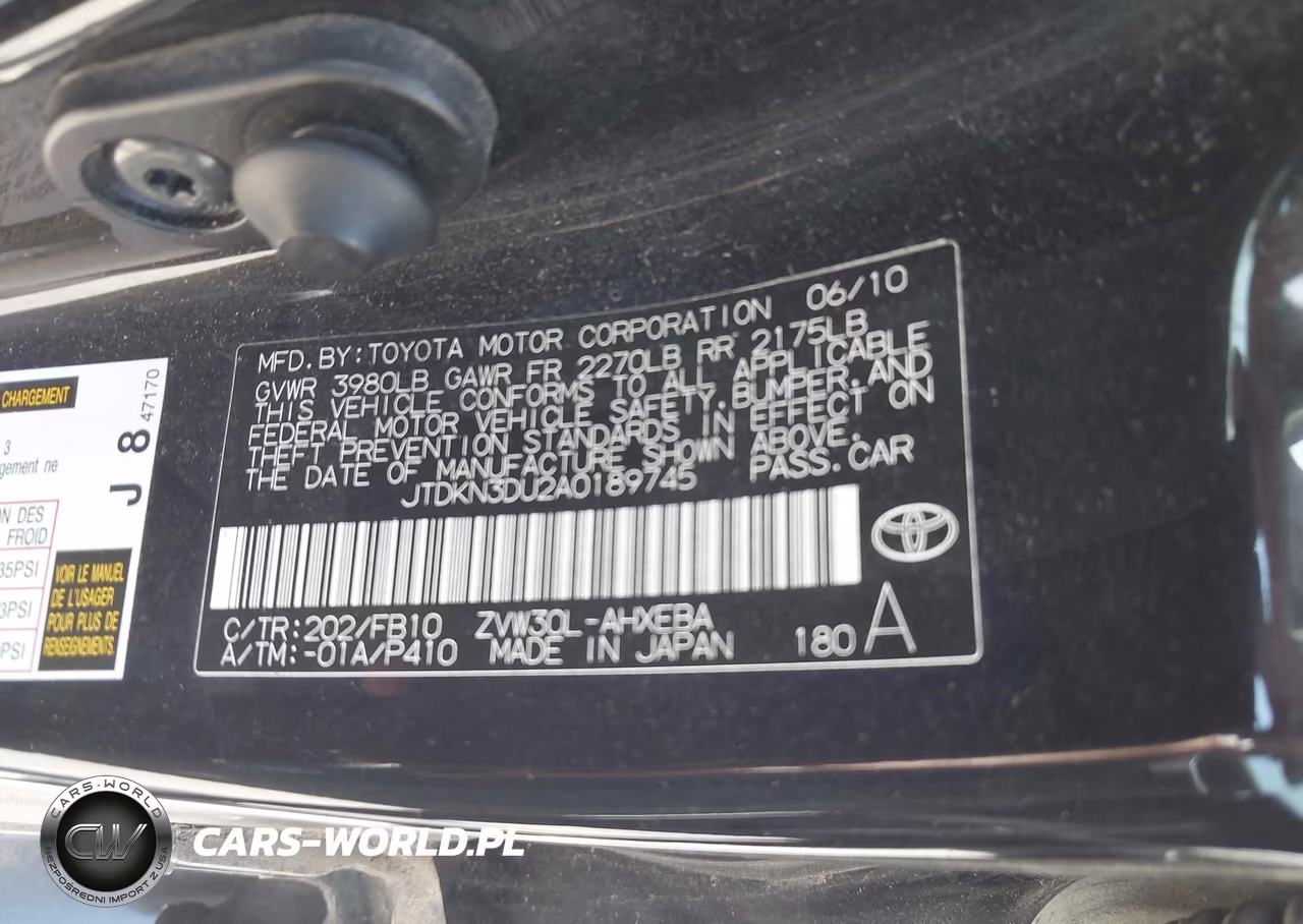2010 Toyota Prius Iii VIN:JTDKN3DU2A0189745 - 9