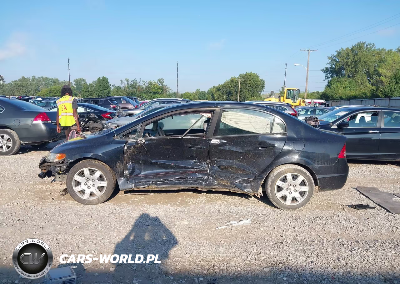 2008 Honda Civic Lx VIN:2HGFA16598H357606 - 15