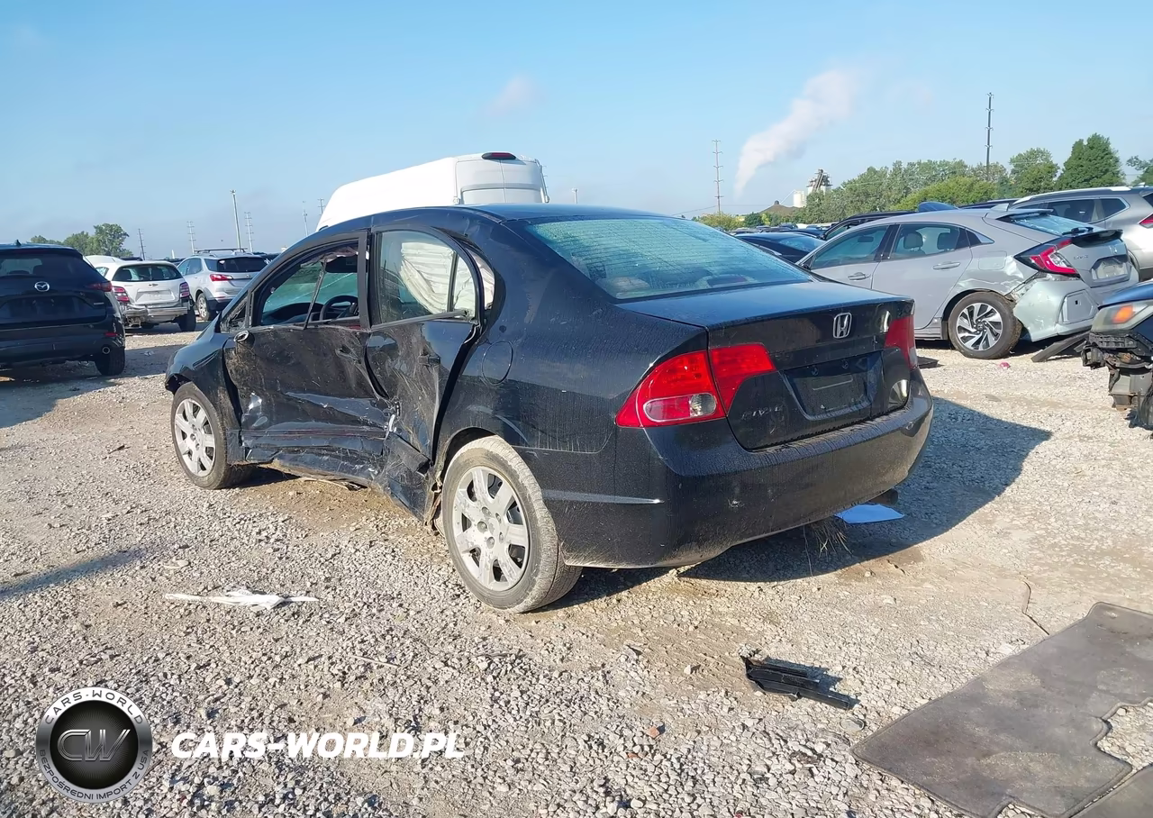 2008 Honda Civic Lx VIN:2HGFA16598H357606 - 3