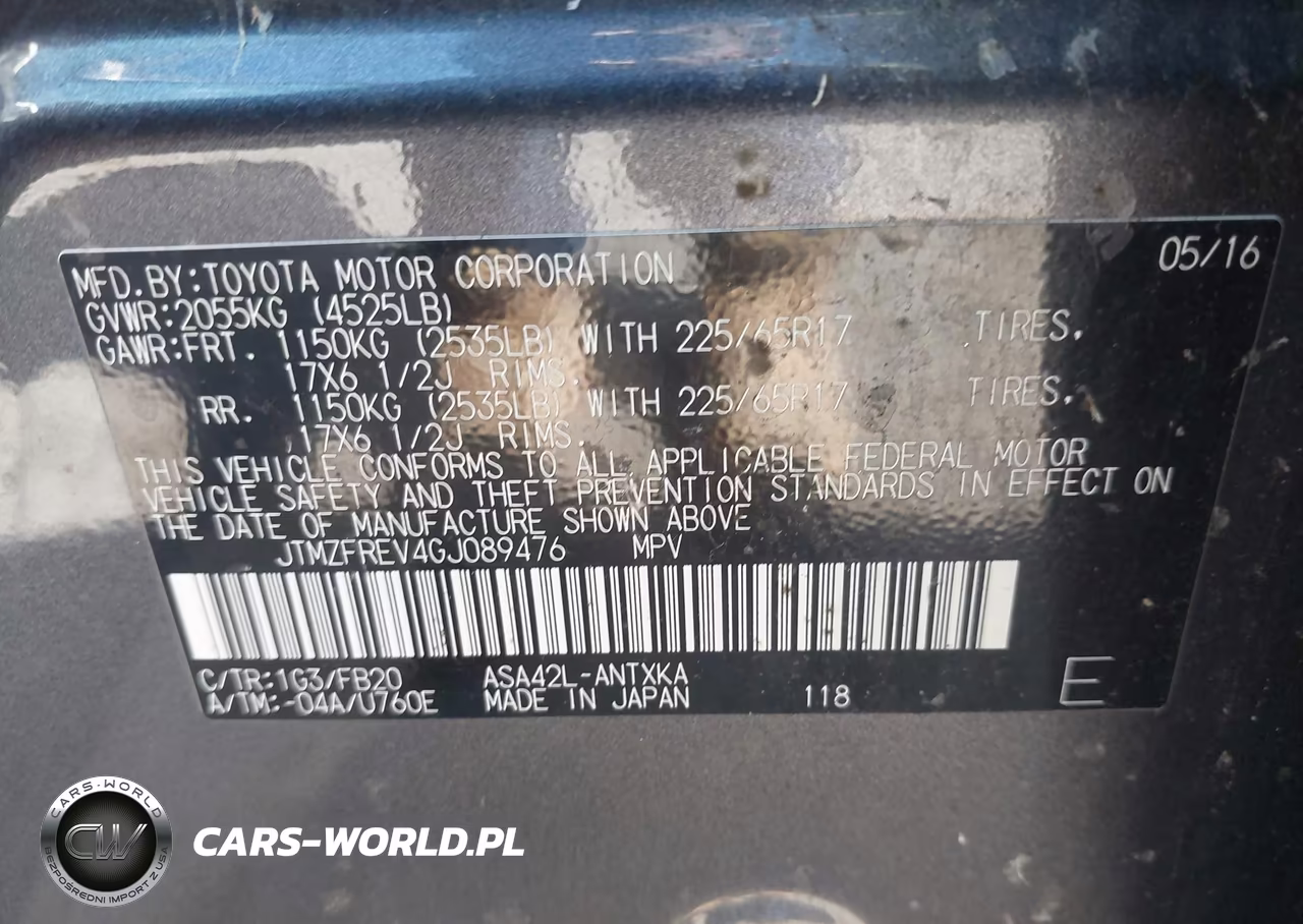2016 Toyota Rav4 Le VIN:JTMZFREV4GJ089476 - 9