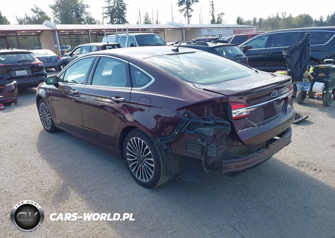 2017 Ford Fusion Hybrid Platinum VIN:3FA6P0RU8HR248347 - 3