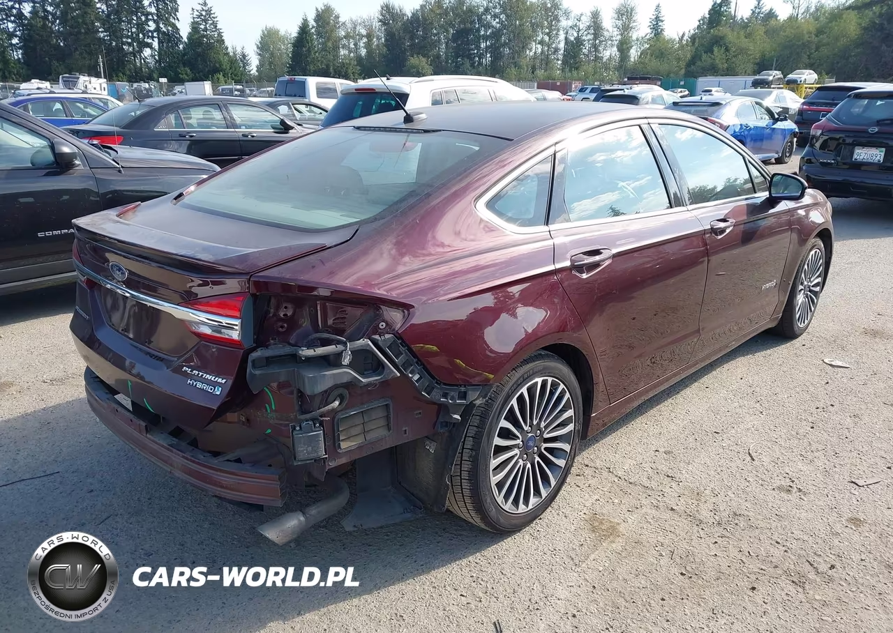 2017 Ford Fusion Hybrid Platinum VIN:3FA6P0RU8HR248347 - 4
