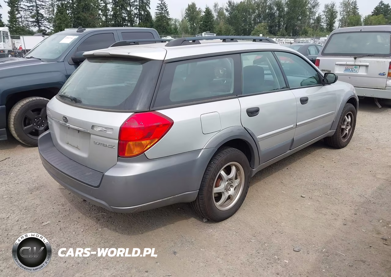 2007 Subaru Outback 2.5I Basic VIN:4S4BP61C977317952 - 4
