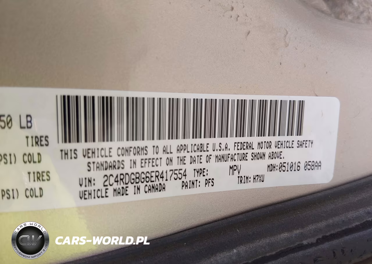 2014 Dodge Grand Caravan American Value Pkg VIN:2C4RDGBG6ER417554 - 9