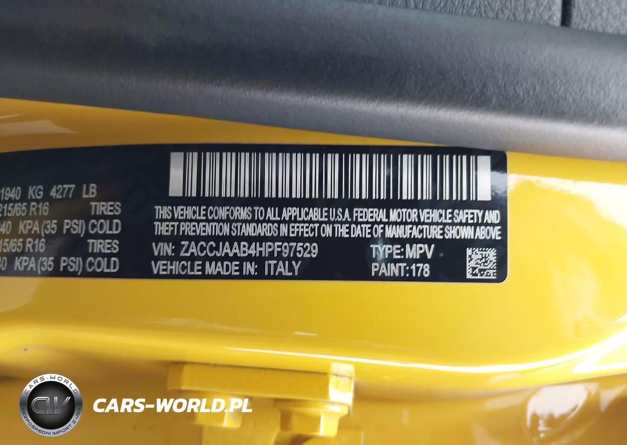 2017 Jeep Renegade Sport VIN:ZACCJAAB4HPF97529 - 9