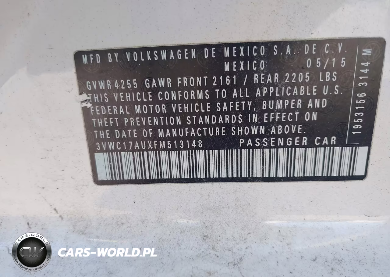 2015 Volkswagen Golf Sportwagen Tsi Se 4-Door VIN:3VWC17AUXFM513148 - 9