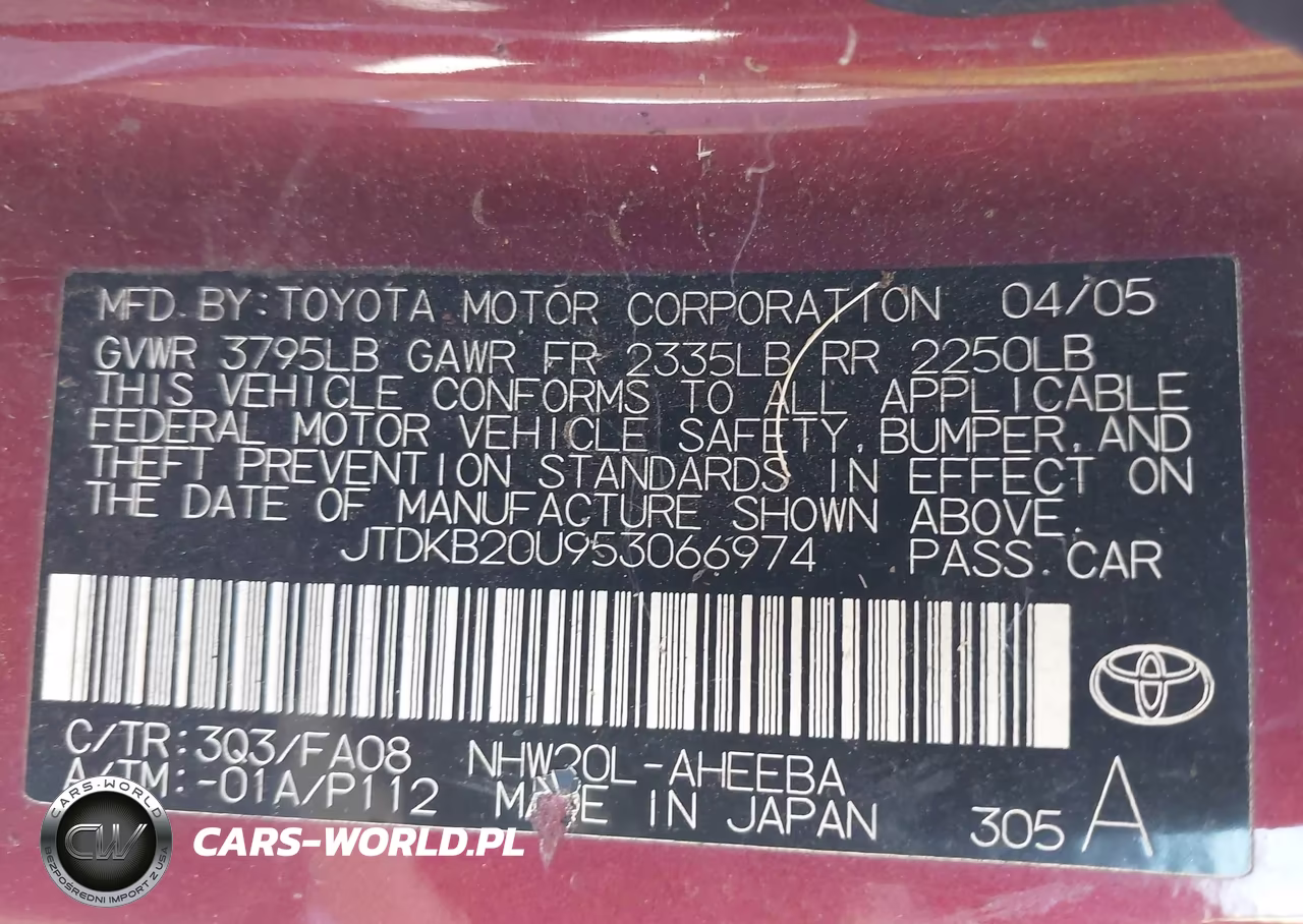 2005 Toyota Prius VIN:JTDKB20U953066974 - 9