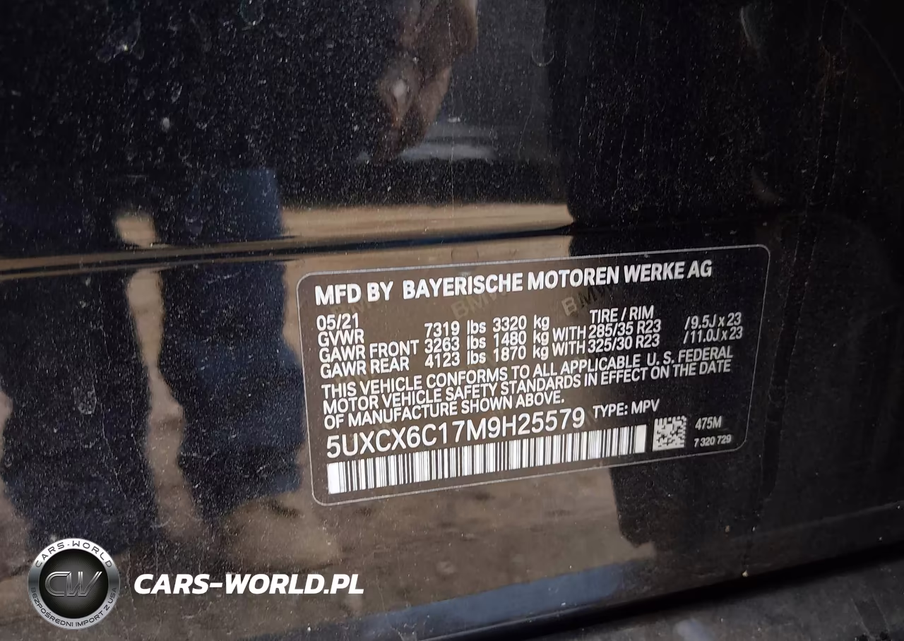 2021 BMW Alpina Xb7 VIN:5UXCX6C17M9H25579 - 9