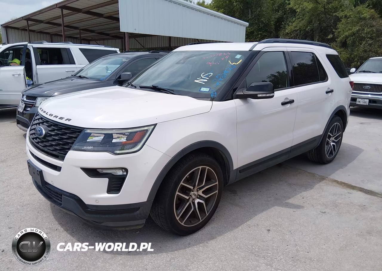 2018 Ford Explorer Sport VIN:1FM5K8GTXJGB96192 - 2