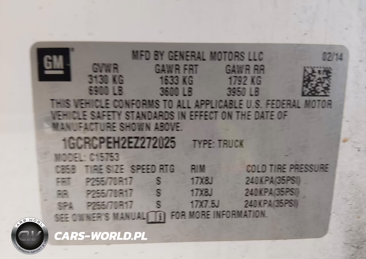2014 Chevrolet Silverado 1500 Work Truck VIN:1GCRCPEH2EZ272025 - 9