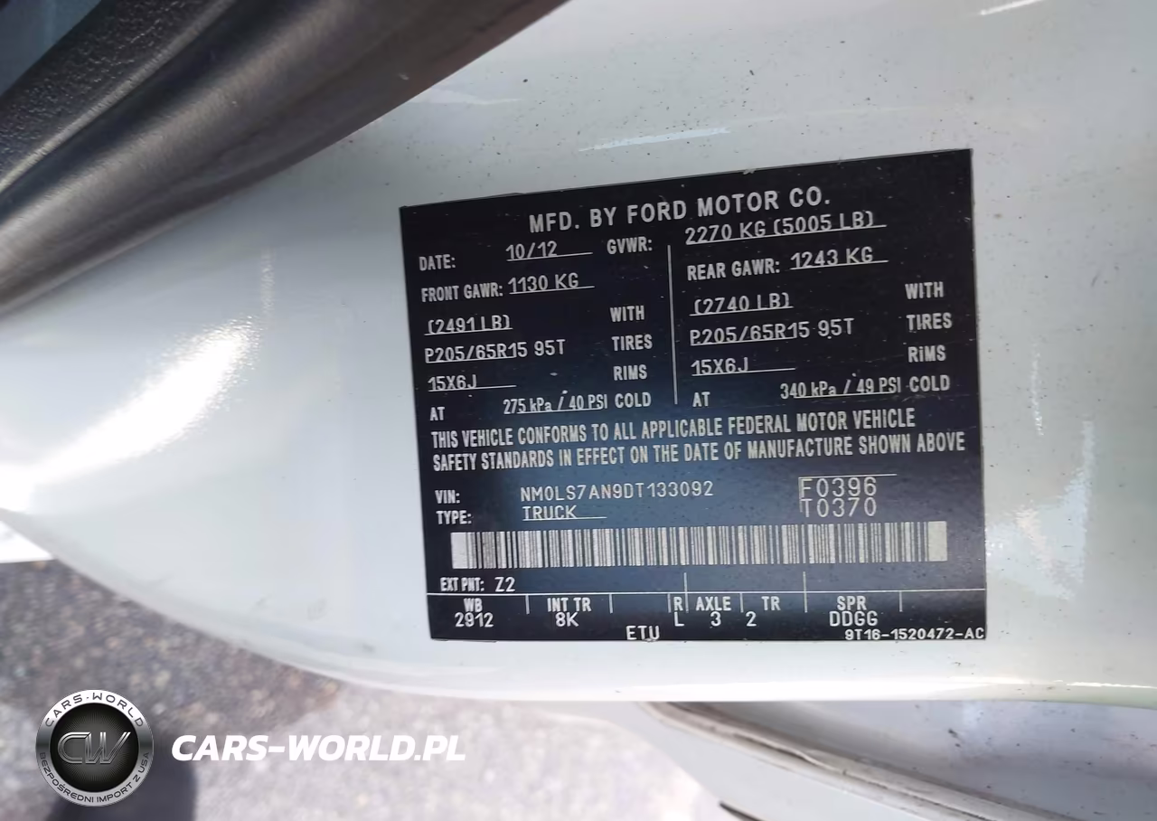 2013 Ford Transit Connect Xl VIN:NM0LS7AN9DT133092 - 9