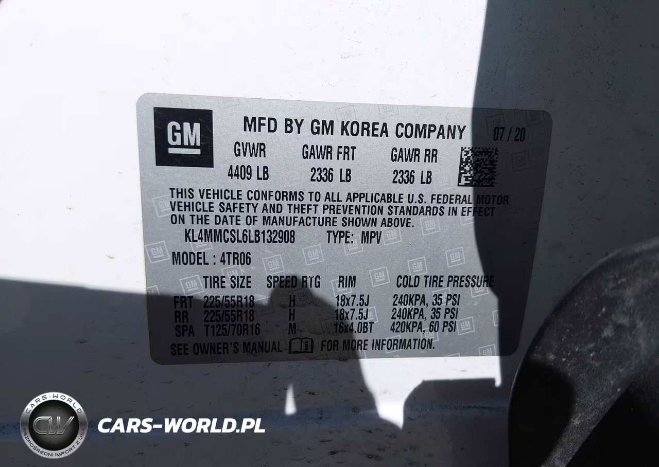 2020 Buick Encore Gx Awd Preferred VIN:KL4MMCSL6LB132908 - 9