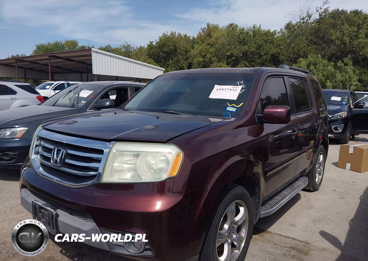 2012 Honda Pilot Ex-L VIN:5FNYF3H69CB015890 - 2