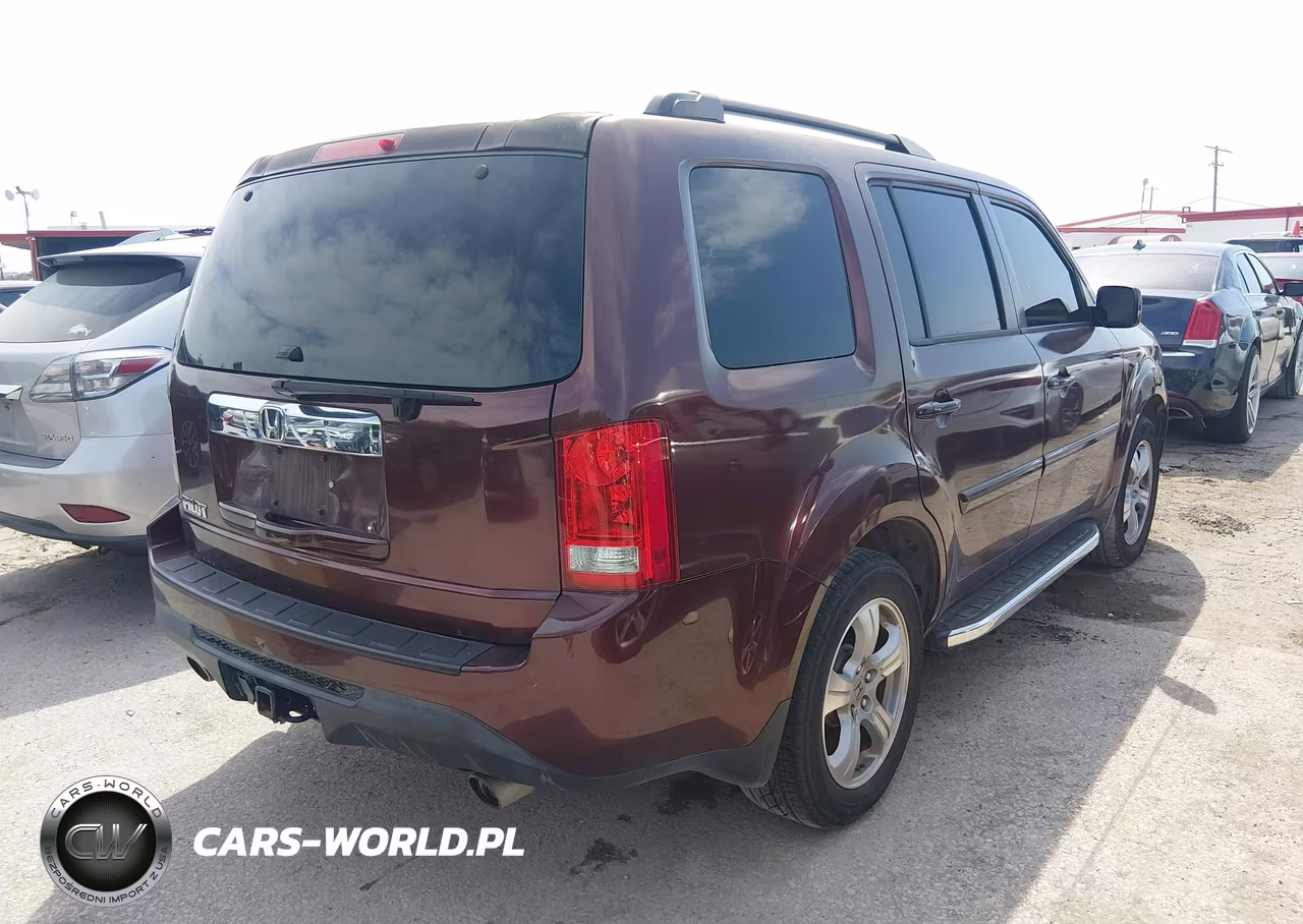 2012 Honda Pilot Ex-L VIN:5FNYF3H69CB015890 - 4