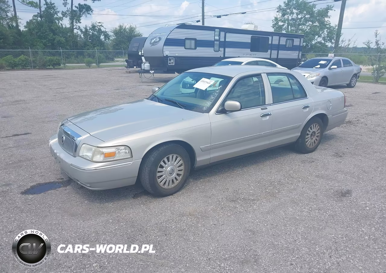 2008 Mercury Grand Marquis Ls VIN:2MEFM75V88X661458 - 2