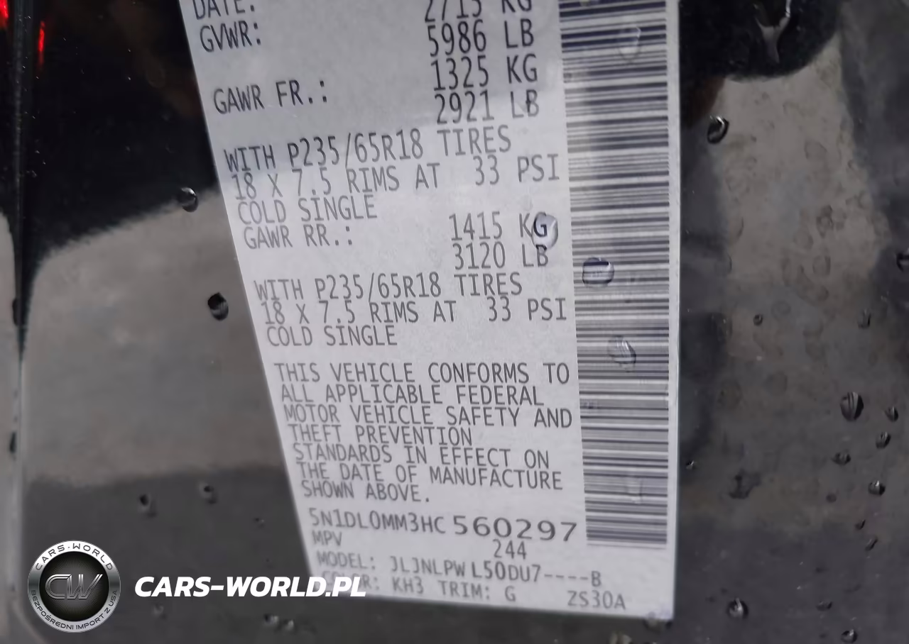 2017 Infiniti Qx60 VIN:5N1DL0MM3HC560297 - 9