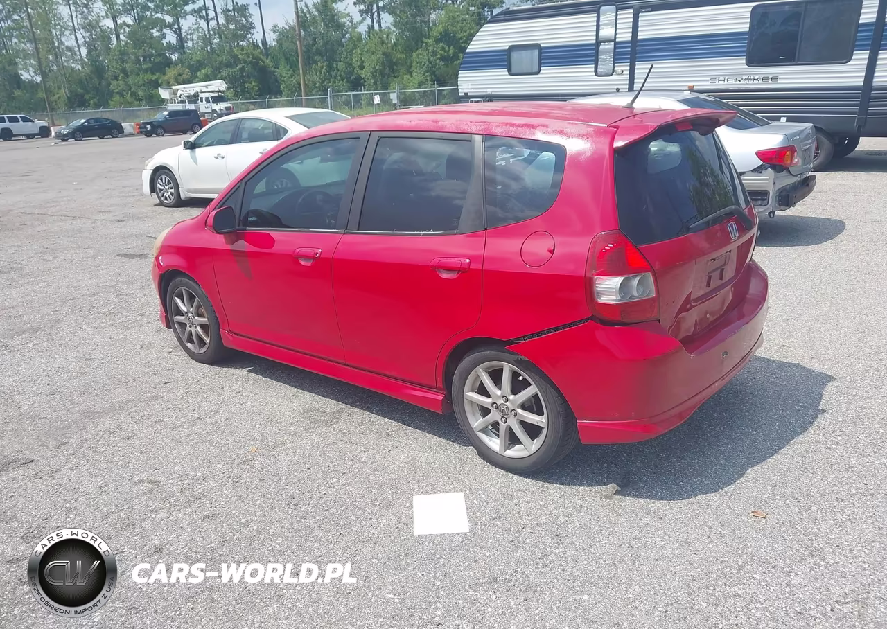 2008 Honda Fit Sport VIN:JHMGD38638S059314 - 3