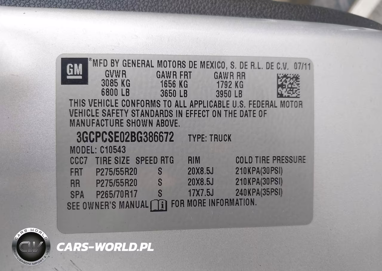 2011 Chevrolet Silverado 1500 Lt VIN:3GCPCSE02BG386672 - 9