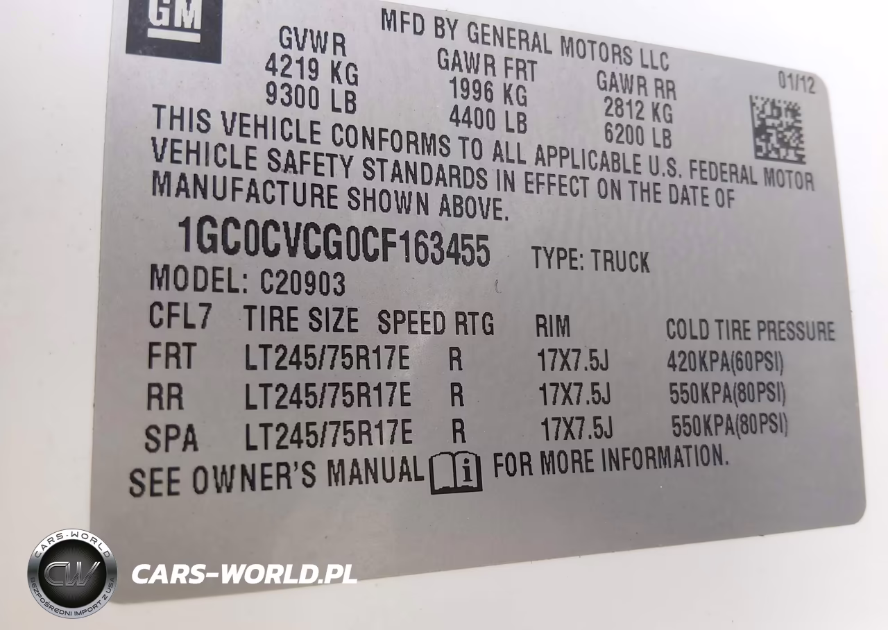 2012 Chevrolet Silverado 2500Hd Work Truck VIN:1GC0CVCG0CF163455 - 9