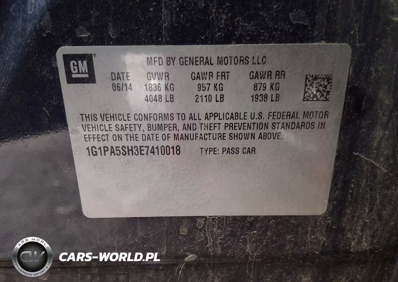 2014 Chevrolet Cruze Ls Auto VIN:1G1PA5SH3E7410018 - 9