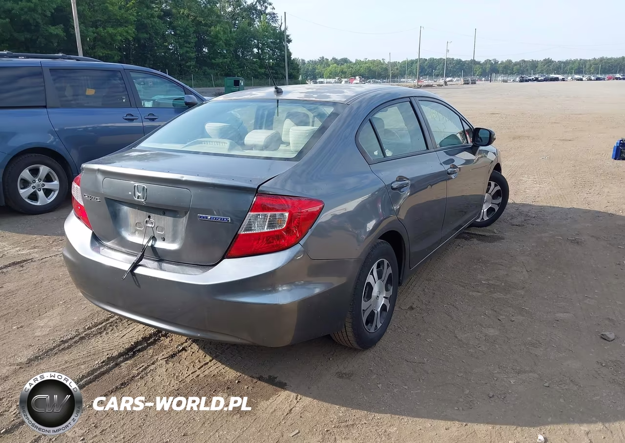 2012 Honda Civic Hybrid VIN:JHMFB4F21CS006210 - 4