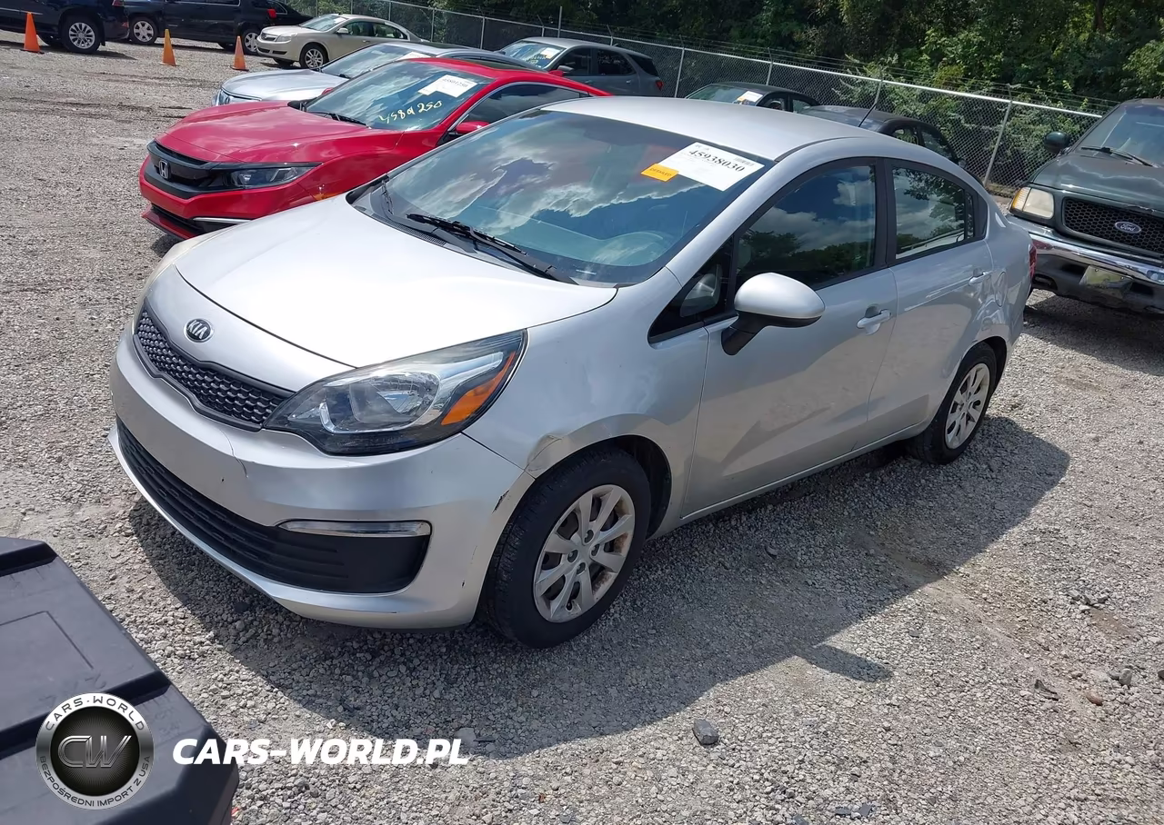 2016 Kia Rio Lx VIN:KNADM4A36G6686393 - 2
