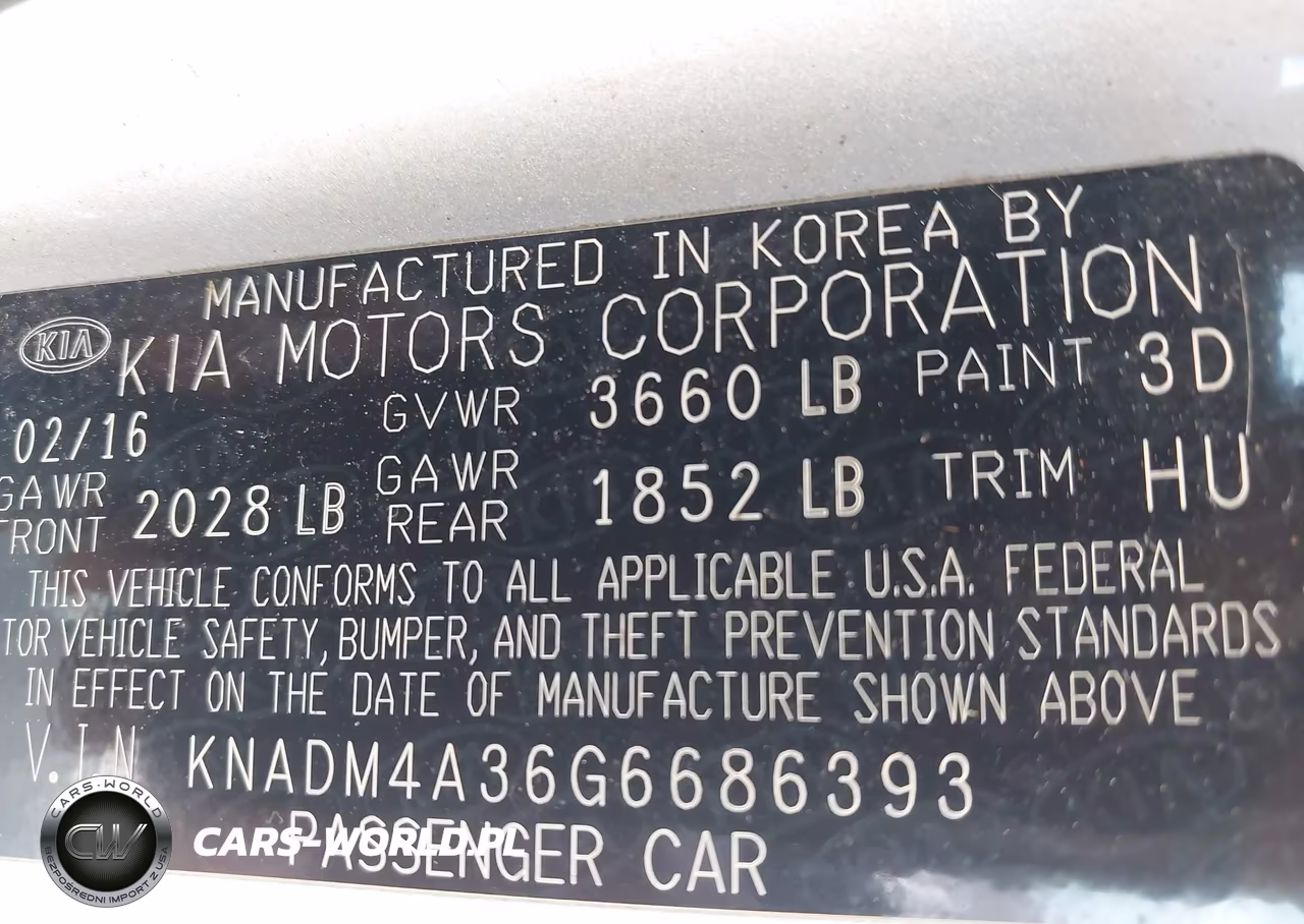 2016 Kia Rio Lx VIN:KNADM4A36G6686393 - 9