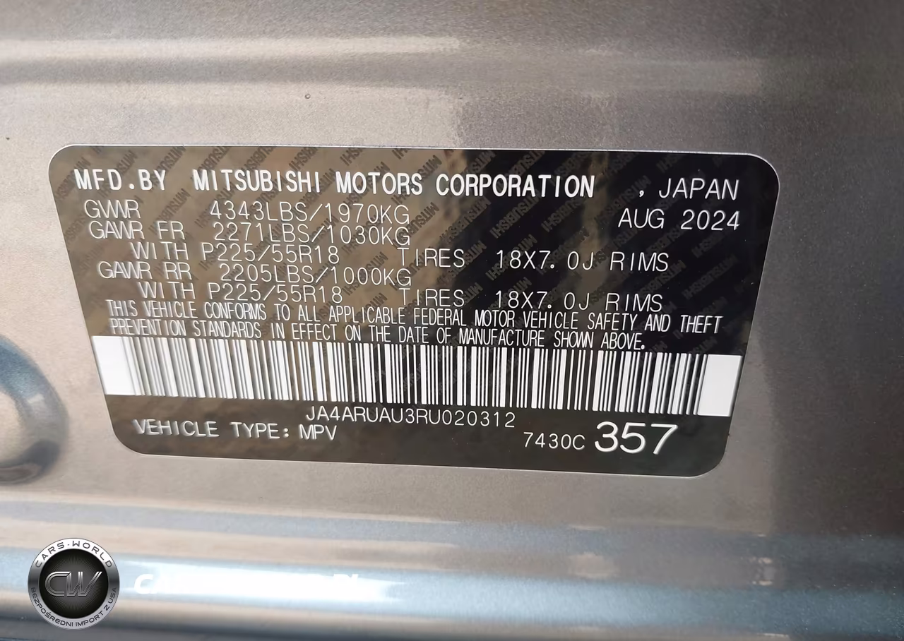 2024 Mitsubishi Outlander Sport 2.0 Trail Edition Awc VIN:JA4ARUAU3RU020312 - 9
